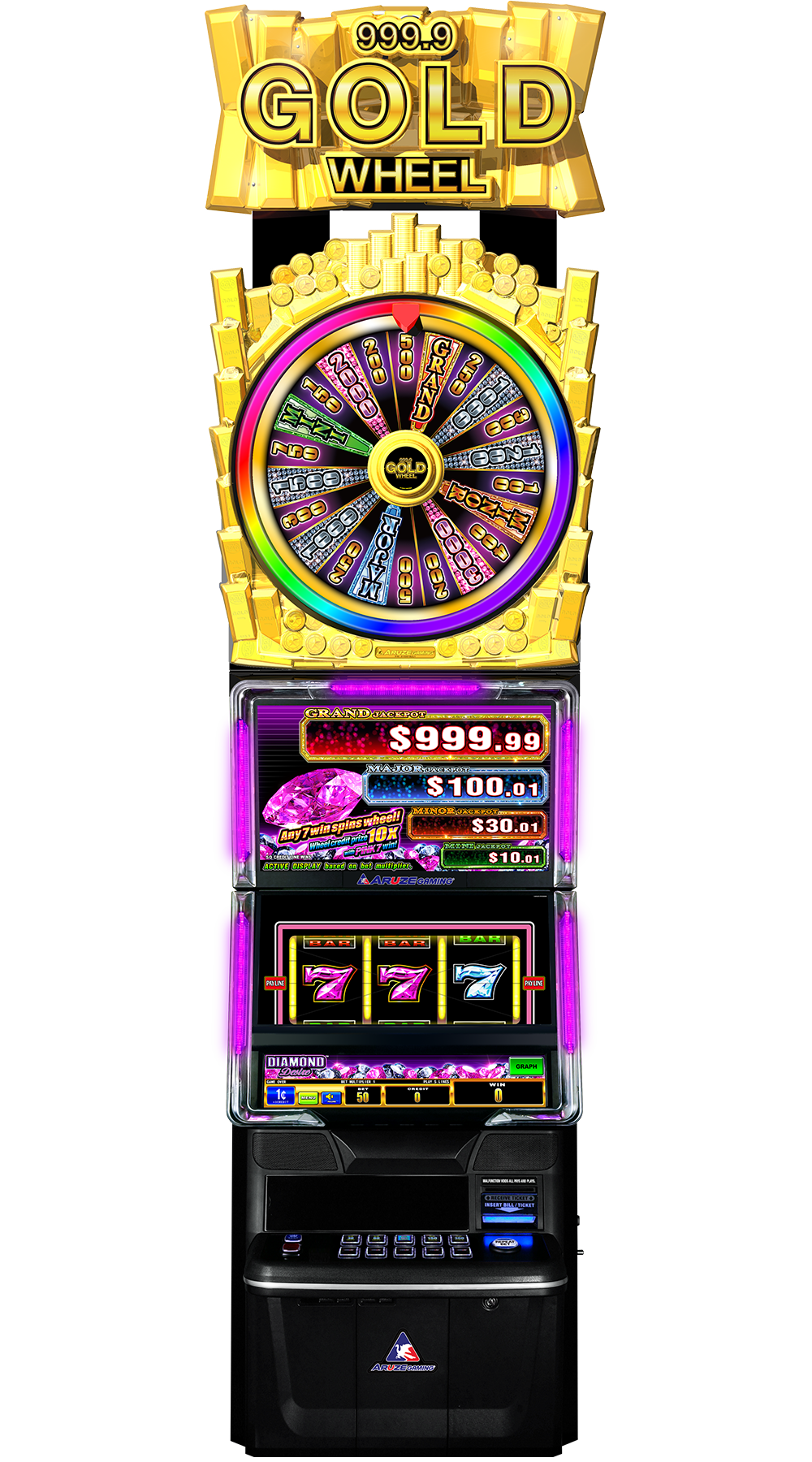 999.9 Gold Wheel – Diamond Desire