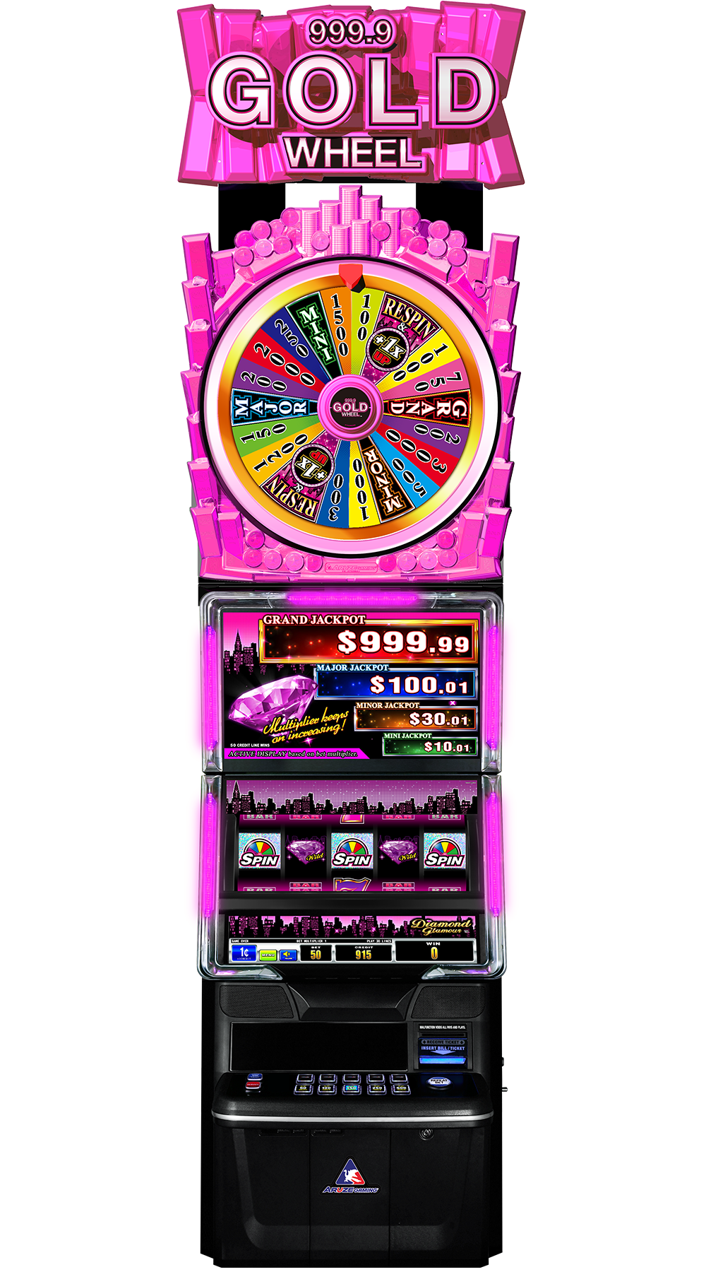 999.9 Gold Wheel – Diamond Glamour